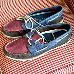 Sperry Top-Sider Tri-color leather boat shoes